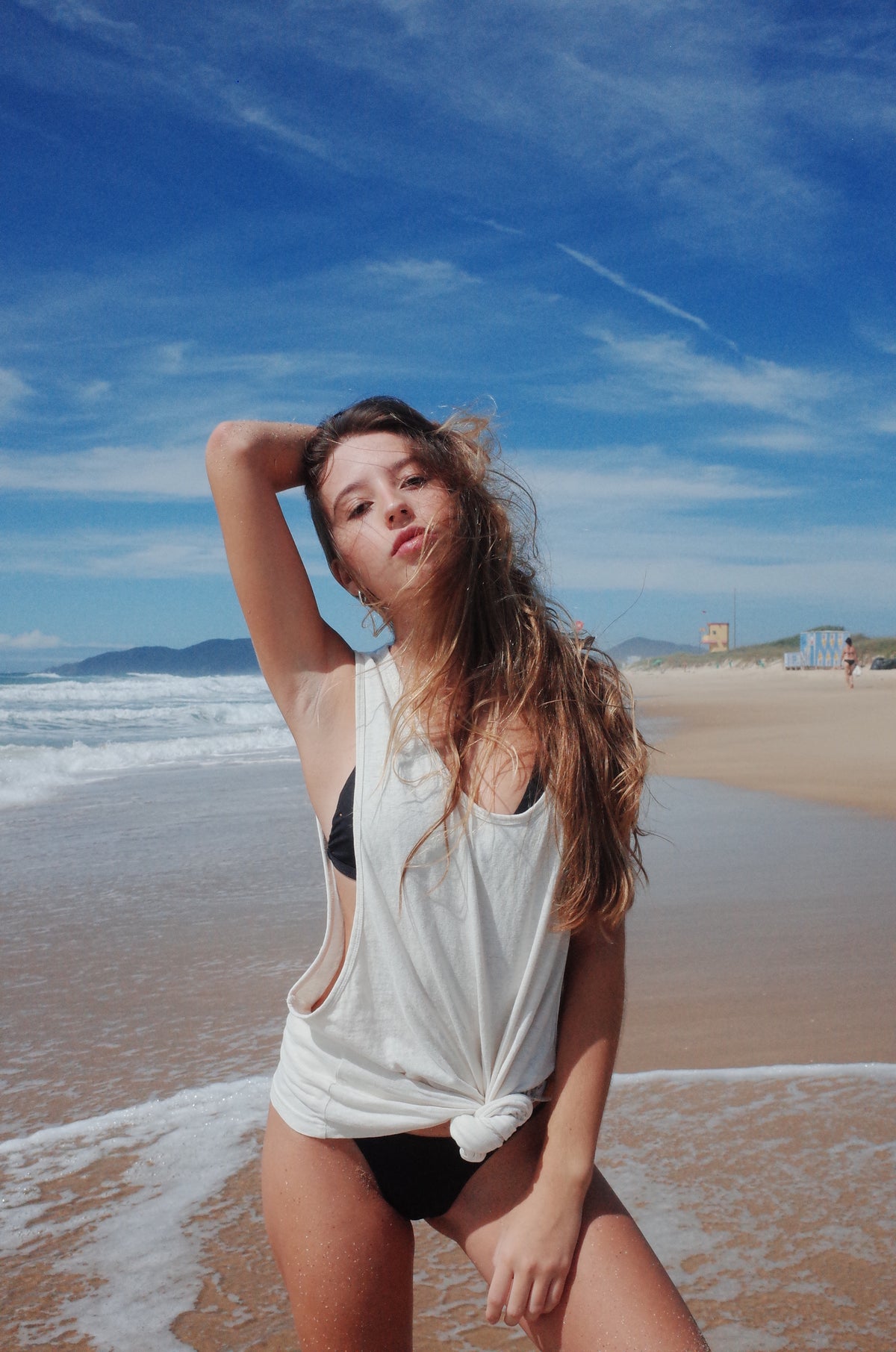 handmade organic hemp cotton beach tank top